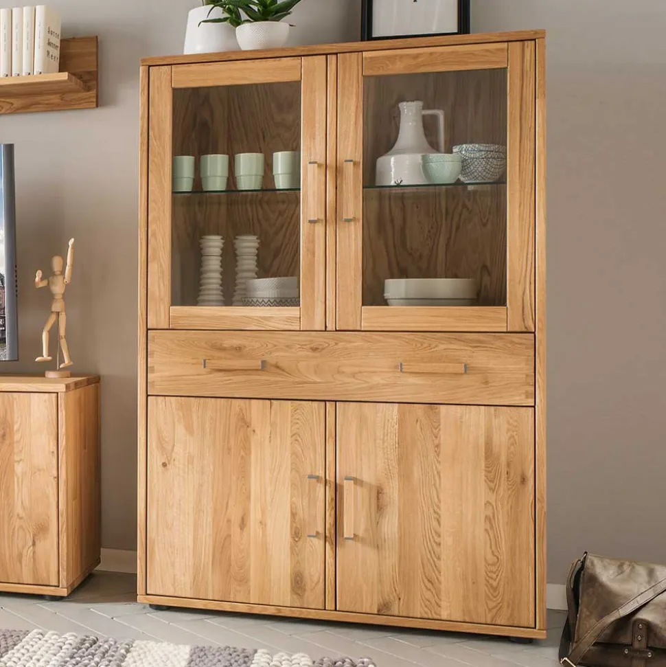 Massivholz Highboard Dulcian