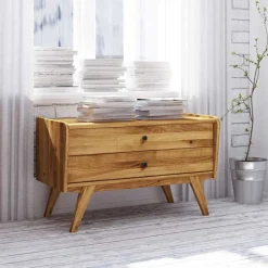 Massivholz Kommode Carilla