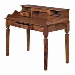 Massivholz Schreibtisch Velinan
