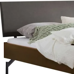 Massivholzbett Nussbaum Mataral