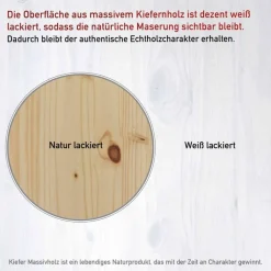Massivholz-Kleiderschrank Classico