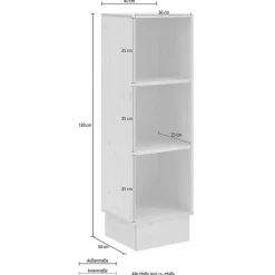 Massivholzregal Meclavra