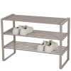 Metall Schuhregal Taupe Konstanz