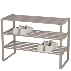 Metall Schuhregal Taupe Konstanz