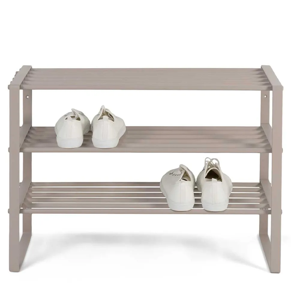Metall Schuhregal Taupe Konstanz