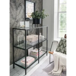 Metall und Glas Regal Entrega