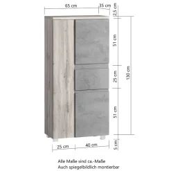 Midibadschrank Lactona