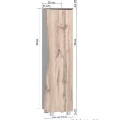 Midischrank Baumkantenoptik Eleon