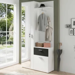 Moderne Kompaktgarderobe Prisma