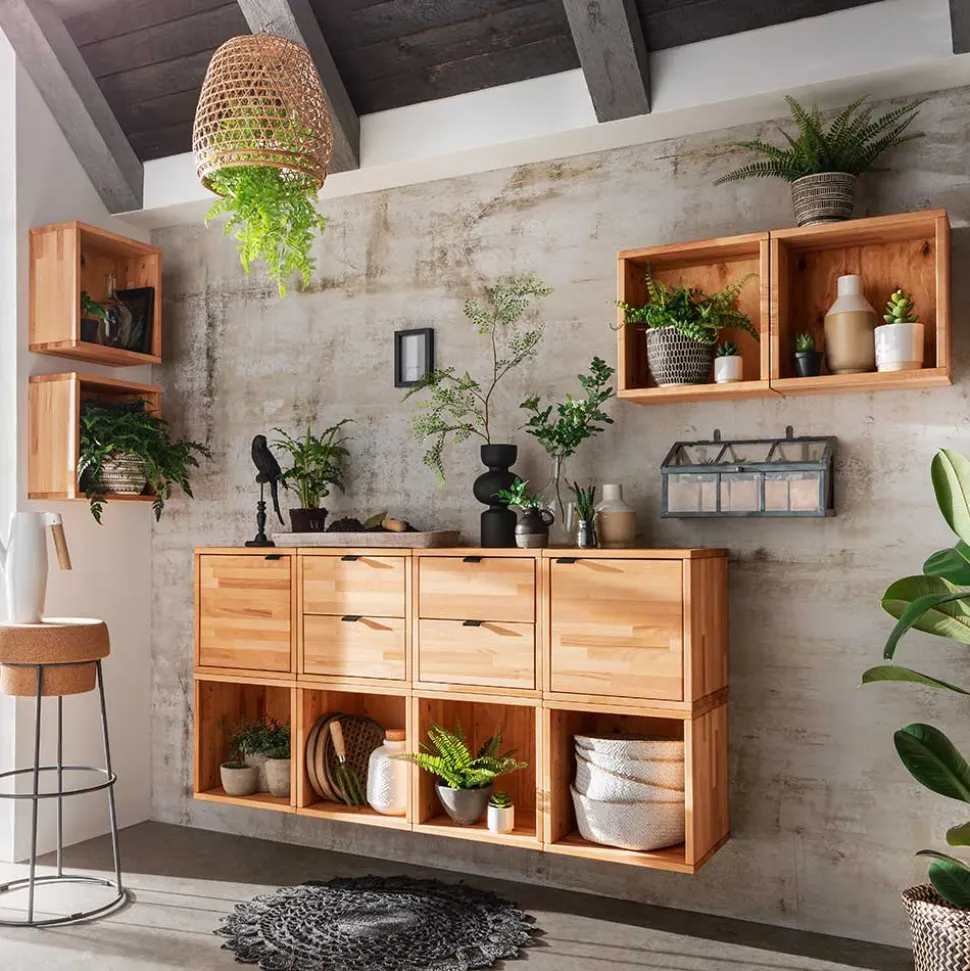 Moderne Modul Wohnwand Sanuel