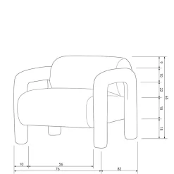 Moderner Design Sessel Buryas
