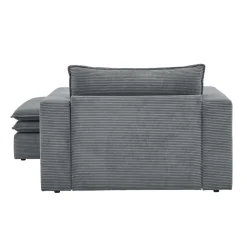 Moderner Sessel mit Hocker Eltusa