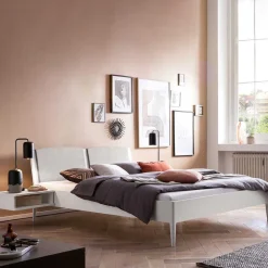 Modernes Doppelbett weiß Chicola