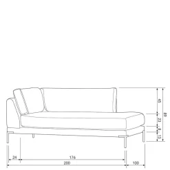 Modulare Couch Skaceto