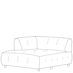 Modulare Sofa Ecke Aberdeen