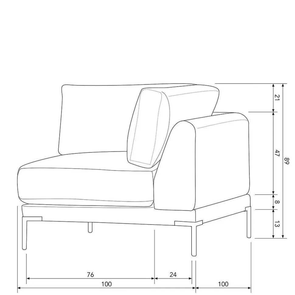 Modulares Sofa Kahilke