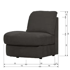 Modulsofa Abschluss Element links Trois