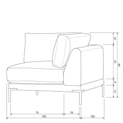 Modulsofa Ecke Mambia