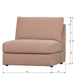 Modulsofa Element Couch Oktamian