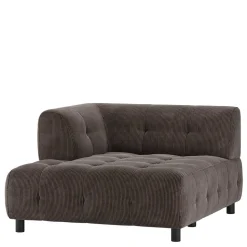 Modulsofa Element Graubraun Furios