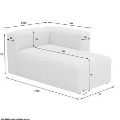 Modulsofa Recamiere Pescara