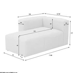 Modulsofa Recamiere Pescara