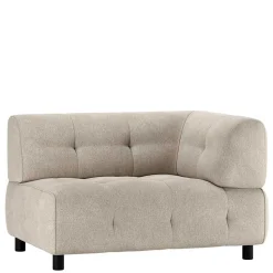 Modulsofa-Ecke in Hellgrau Cracks