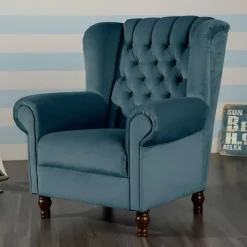 Ohrenbackensessel Chesterfield Rubrion