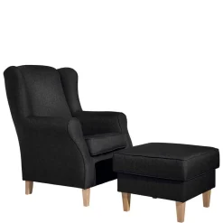 Ohrensessel optional mit Hocker Bogdany