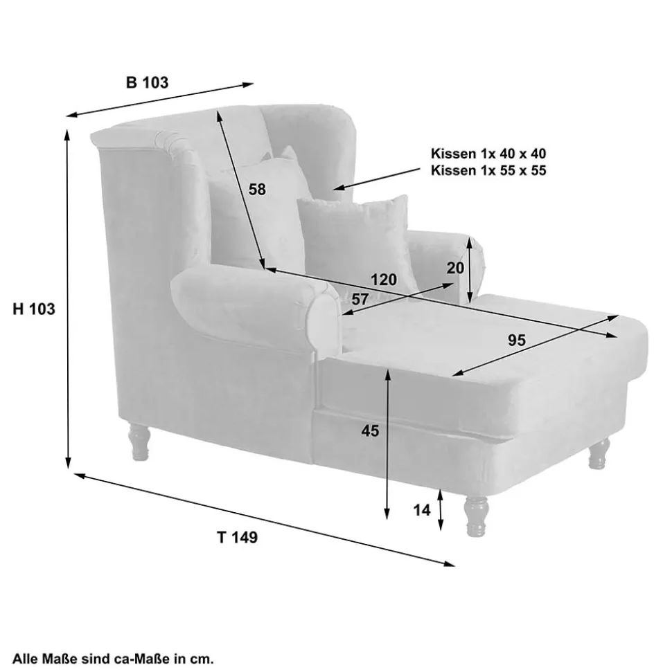 Ohrensessel XL Estella