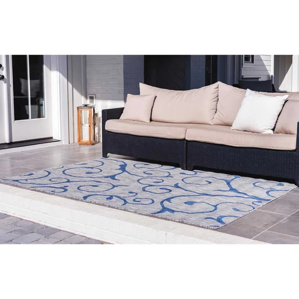 Outdoor Teppich hell Kiranzo