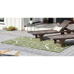 Outdoor Teppich Oliv Lixiam
