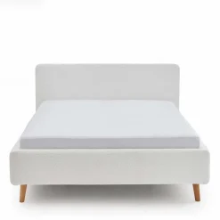 Polster Bett Cremeweiß Uarte