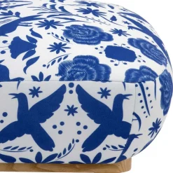Polstersessel blau weiß Milan