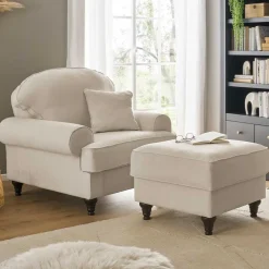 Polstersessel mit Hocker Mallorca