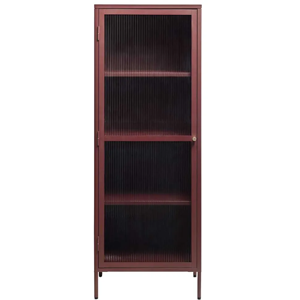 Rote Wohnzimmervitrine Arsizion