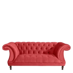 Rotes Zweier Sofa Akper