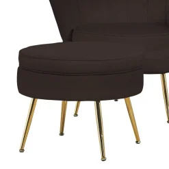 Samt Hocker Rivagos