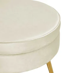 Samt Polsterhocker Kuito