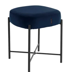 Samt Polsterhocker Tevano