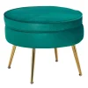 Samt Sitzhocker Golatas