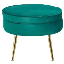 Samt Sitzhocker Golatas