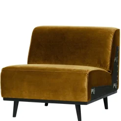 Samt Sofa Element Bela