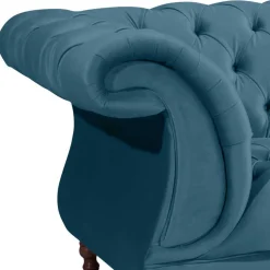 Samtvelours Couch Petrol Spiritov