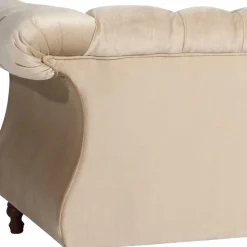 Samtvelours Sofa Segin