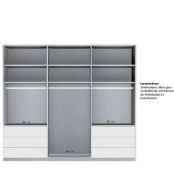 Schiebetürenschrank weiß Geronda