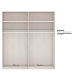 Schiebetürschrank mit Spiegel Tudana