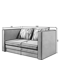 Schlafsofa Jacquelina