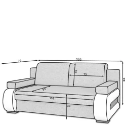 Schlafsofa Lamezzan