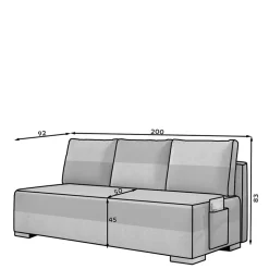Schlafsofa Metauro